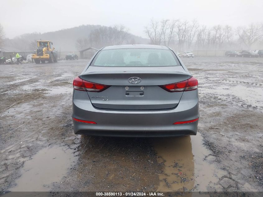 VIN KMHD74LF6JU452836 2018 HYUNDAI ELANTRA SE