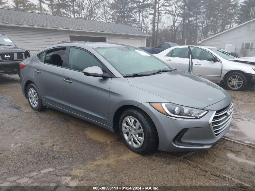 VIN KMHD74LF6JU452836 2018 HYUNDAI ELANTRA SE