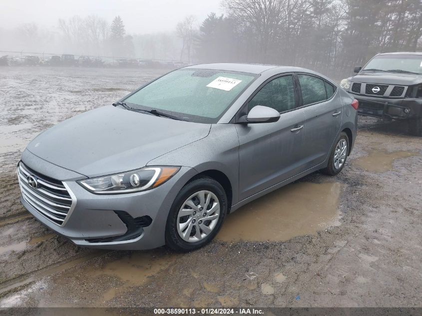 VIN KMHD74LF6JU452836 2018 HYUNDAI ELANTRA SE