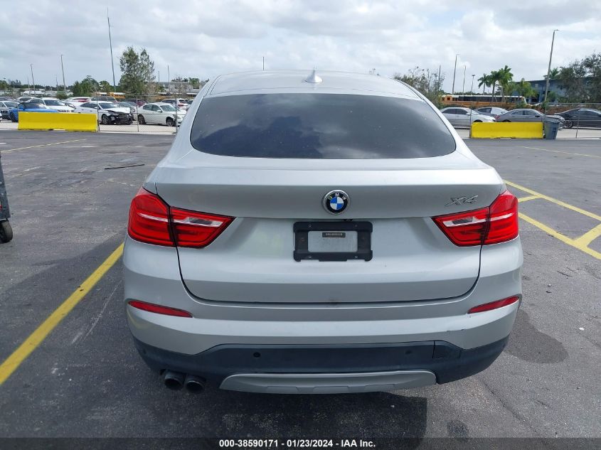2016 BMW X4 XDRIVE28I - 5UXXW3C57G0R22408