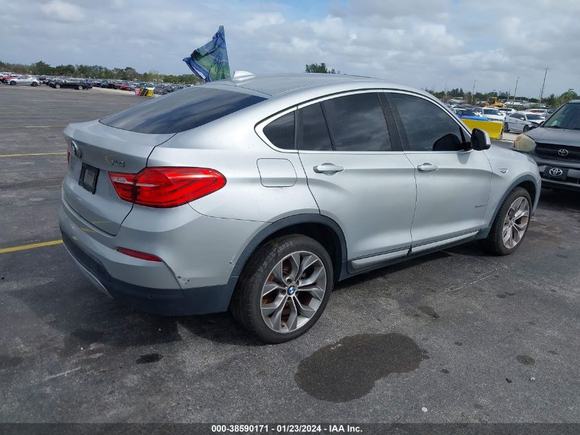 2016 BMW X4 XDRIVE28I - 5UXXW3C57G0R22408
