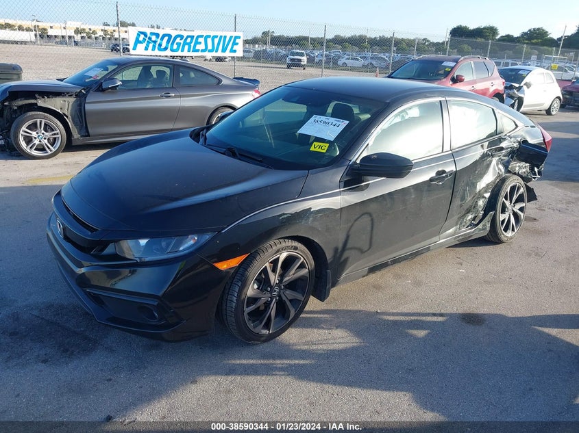 VIN 2HGFC2F87MH534030 2021 HONDA CIVIC SPORT
