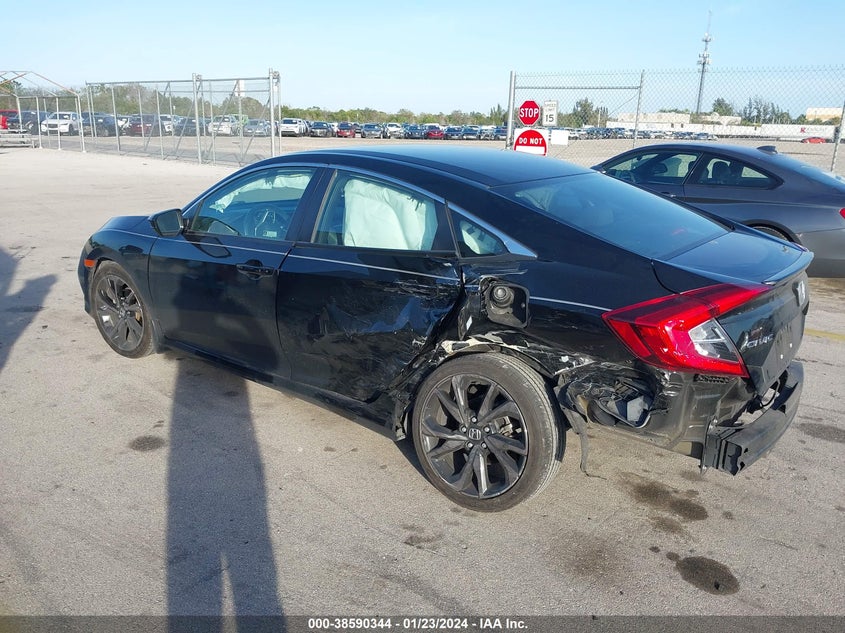 VIN 2HGFC2F87MH534030 2021 HONDA CIVIC SPORT