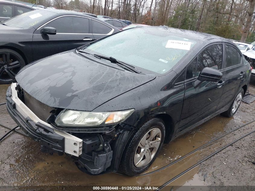 2015 HONDA CIVIC LX - 19XFB2F58FE227228