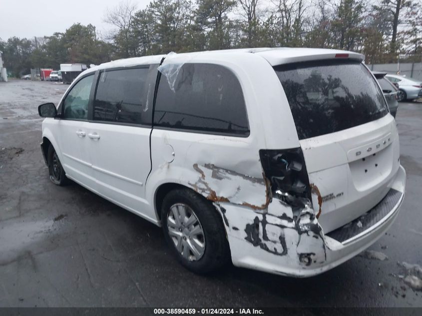 2016 DODGE GRAND CARAVAN SE - 2C4RDGBG4GR321425