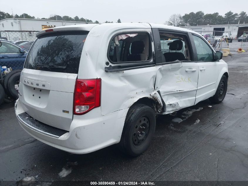 2016 DODGE GRAND CARAVAN SE - 2C4RDGBG4GR321425