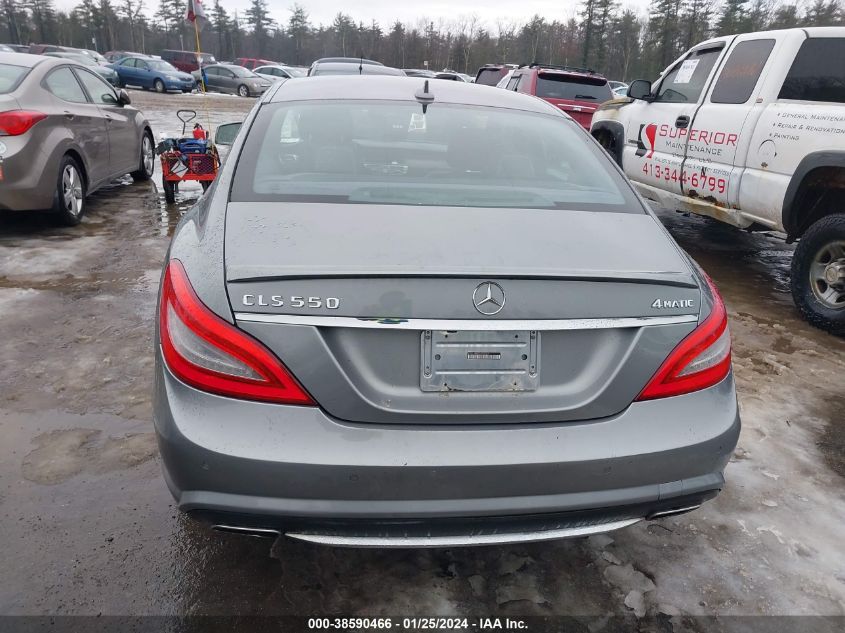 2013 MERCEDES-BENZ CLS 550 550 4MATIC WDDLJ9BBXDA060449