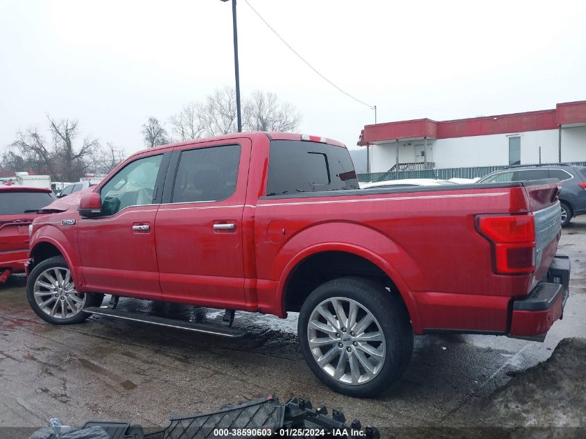 2020 FORD F-150 LIMITED - 1FTEW1EG2LFA92360