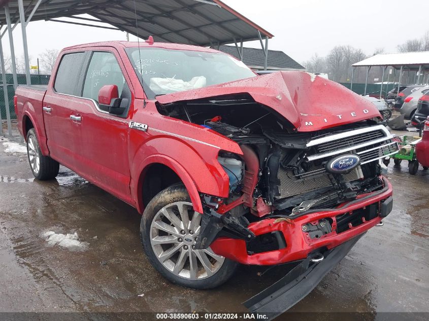 2020 FORD F-150 LIMITED - 1FTEW1EG2LFA92360