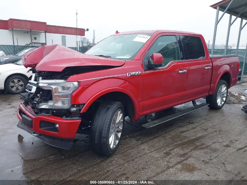 2020 FORD F-150 LIMITED - 1FTEW1EG2LFA92360