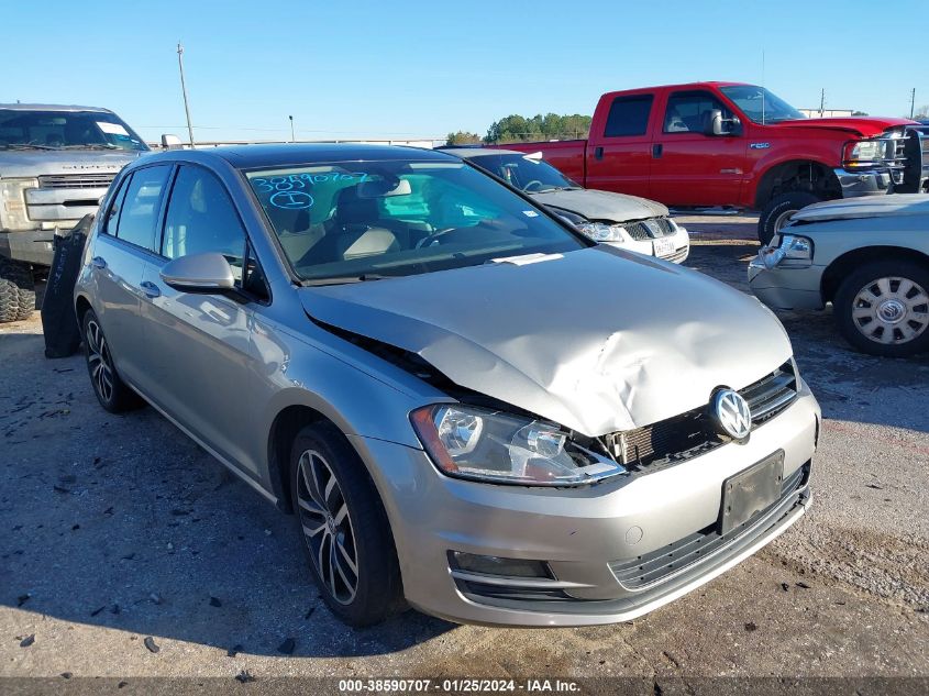 2016 VOLKSWAGEN GOLF S/SE/SEL - 3VW217AU6GM021875