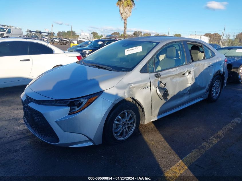 2020 TOYOTA COROLLA HYBRID LE - JTDEBRBE7LJ024503