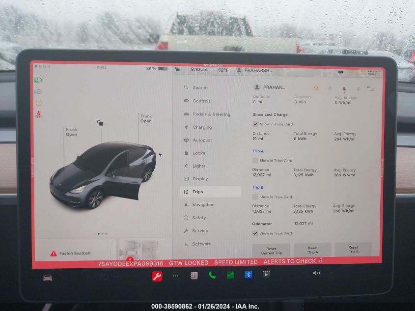 2023 TESLA MODEL Y - 7SAYGDEEXPA069316