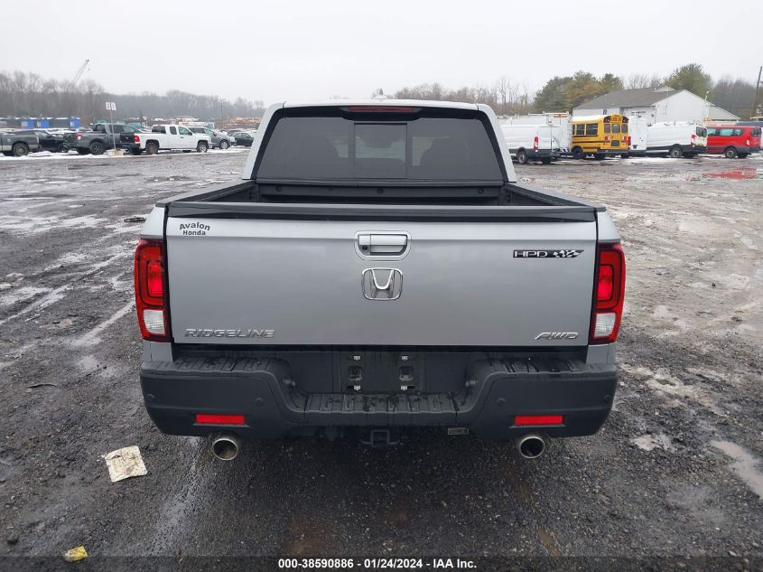 2022 HONDA RIDGELINE RTL-E - 5FPYK3F77NB017834