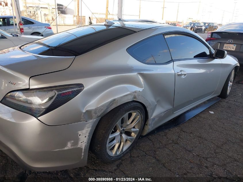 2013 HYUNDAI GENESIS 2.0T - KMHHT6KD7DU112401