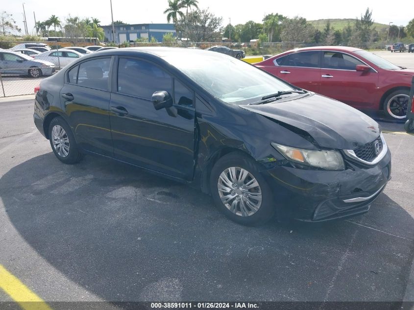 2015 HONDA CIVIC LX - 19XFB2F53FE095236