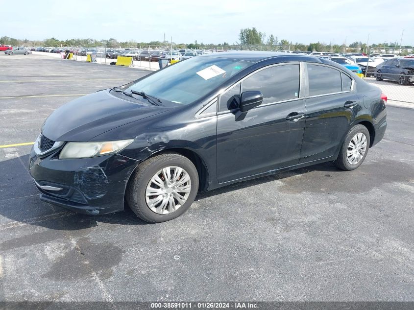 2015 HONDA CIVIC LX - 19XFB2F53FE095236