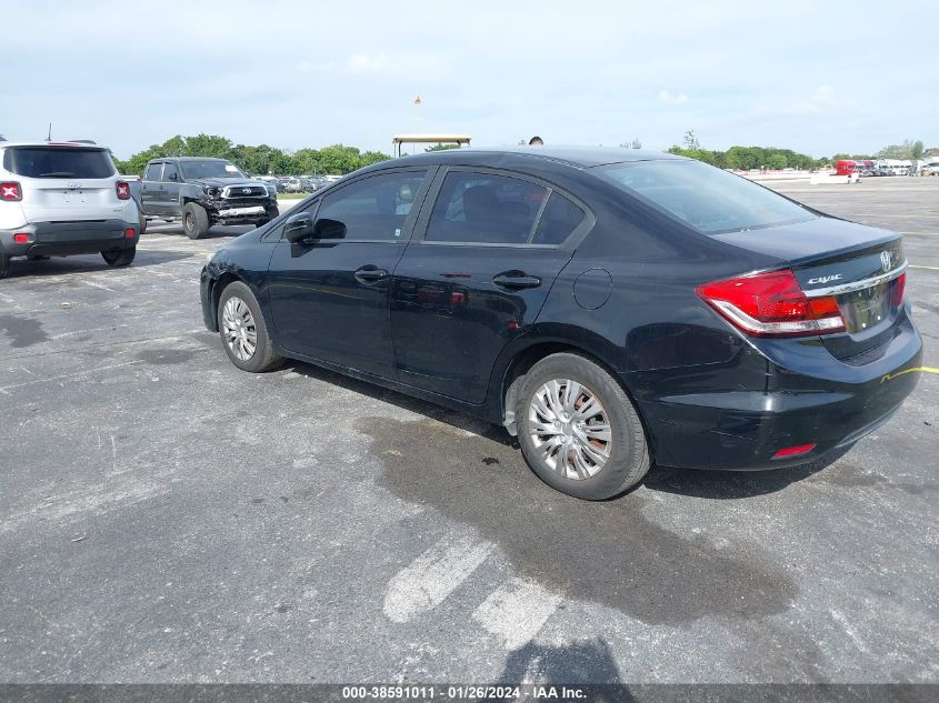 2015 HONDA CIVIC LX - 19XFB2F53FE095236