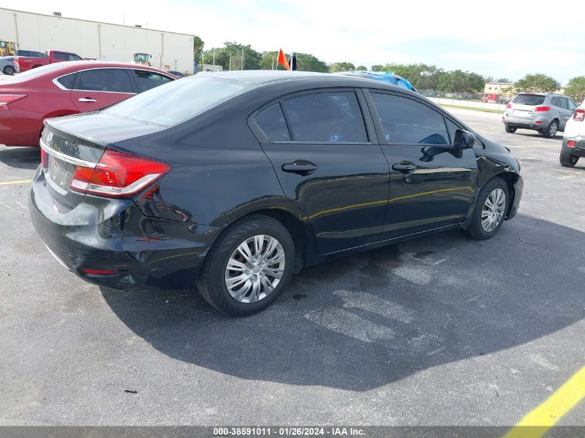2015 HONDA CIVIC LX - 19XFB2F53FE095236