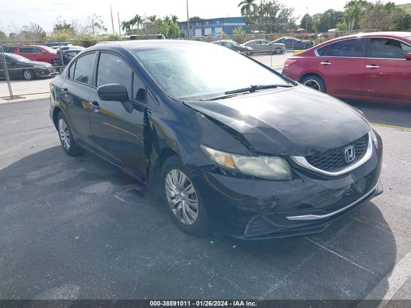 2015 HONDA CIVIC LX - 19XFB2F53FE095236