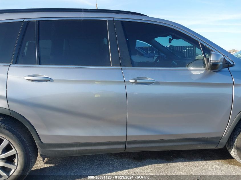 2019 HONDA PILOT EX-L - 5FNYF5H52KB013495