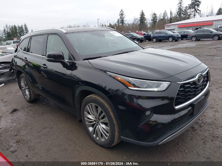 2022 TOYOTA HIGHLANDER PLATINUM - 5TDFZRBH1NS227838