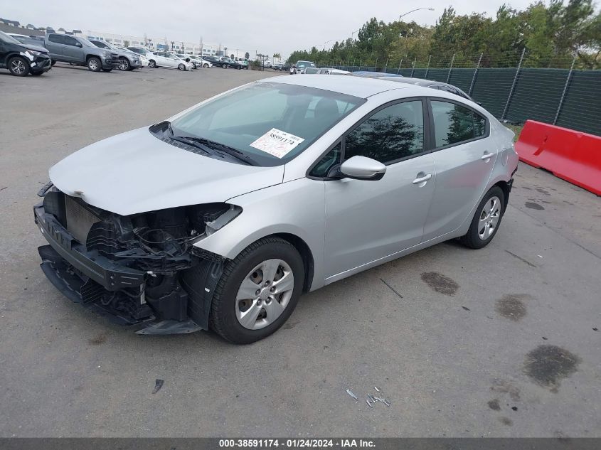 2016 KIA FORTE LX - KNAFK4A68G5573852