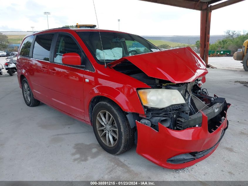 2014 DODGE GRAND CARAVAN SXT - 2C4RDGCG3ER194176