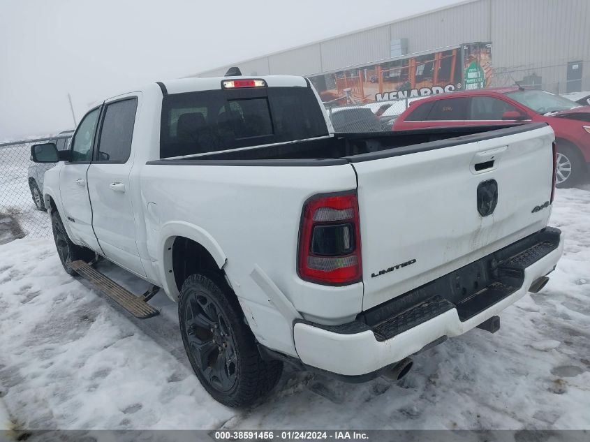 2022 RAM 1500 LIMITED  4X4 5'7 BOX - 1C6SRFHMXNN430306