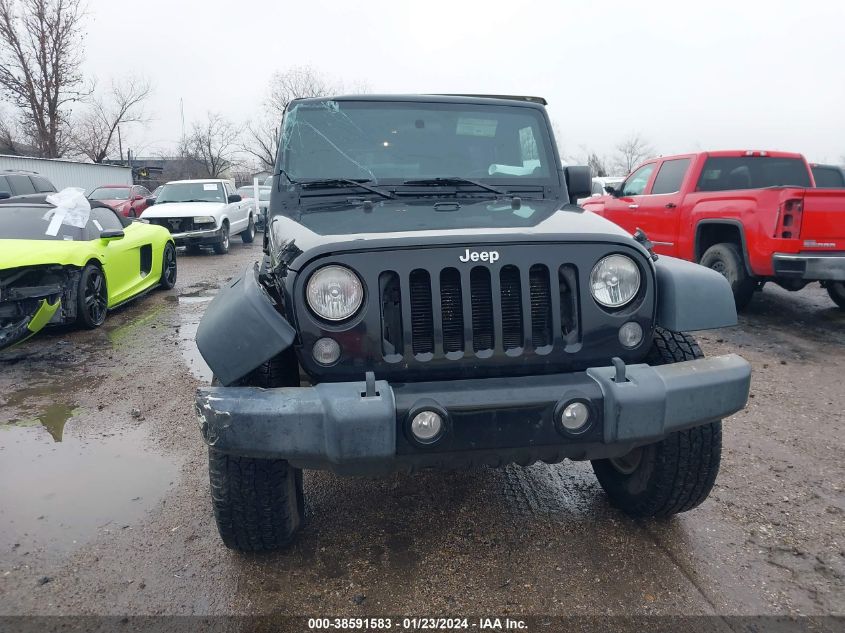 2014 JEEP WRANGLER UNLIMITED SPORT - 1C4BJWDG9EL327504