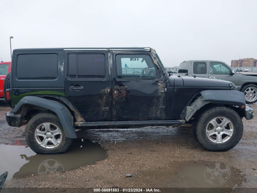 2014 JEEP WRANGLER UNLIMITED SPORT - 1C4BJWDG9EL327504