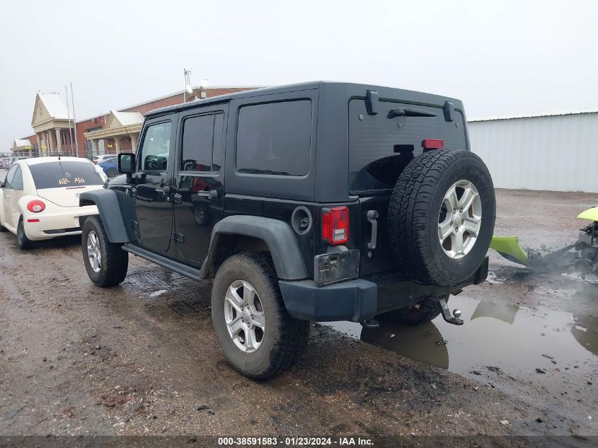 2014 JEEP WRANGLER UNLIMITED SPORT - 1C4BJWDG9EL327504
