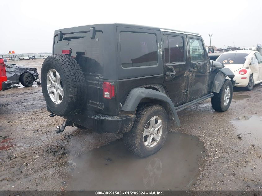 2014 JEEP WRANGLER UNLIMITED SPORT - 1C4BJWDG9EL327504