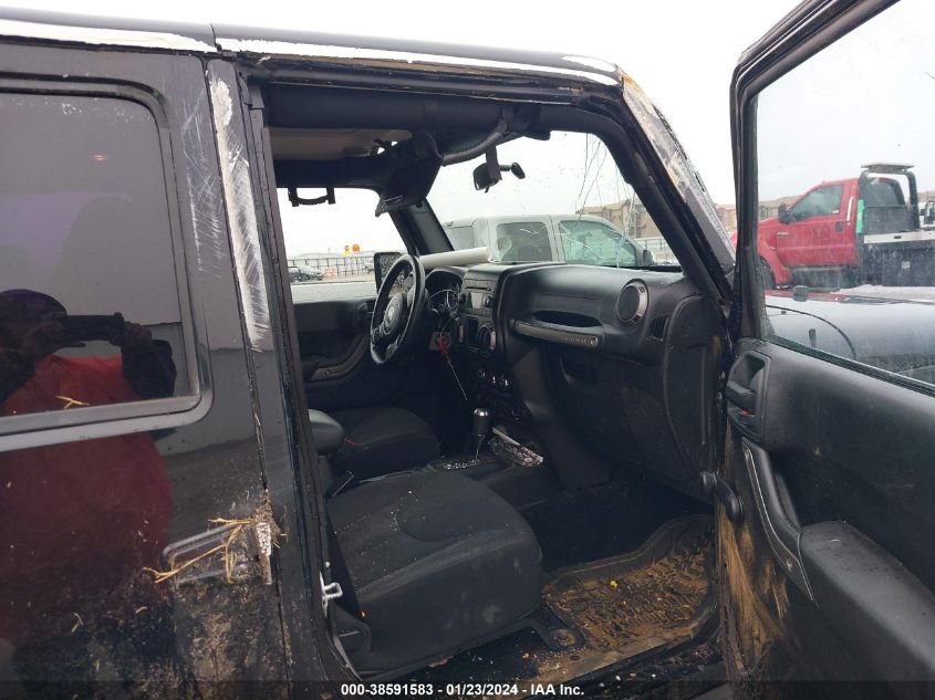 2014 JEEP WRANGLER UNLIMITED SPORT - 1C4BJWDG9EL327504