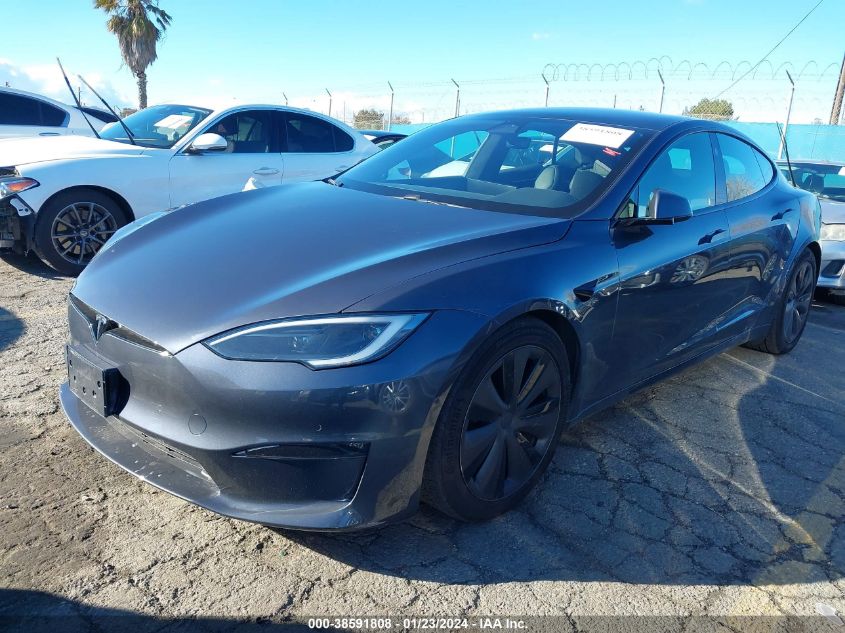 2022 TESLA MODEL S DUAL MOTOR ALL-WHEEL DRIVE - 5YJSA1E52NF493415