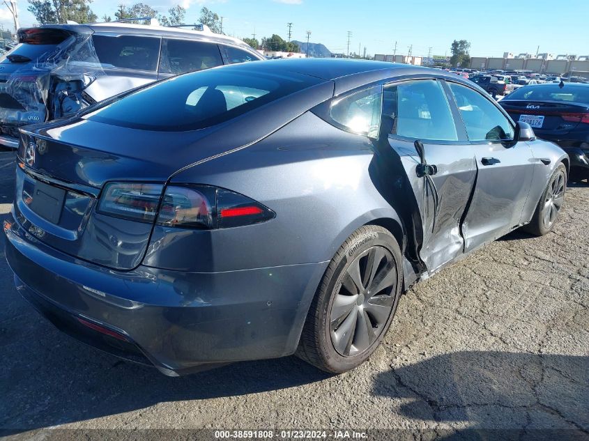 2022 TESLA MODEL S DUAL MOTOR ALL-WHEEL DRIVE - 5YJSA1E52NF493415