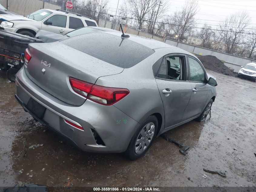 2022 KIA RIO S - 3KPA24ADXNE478156