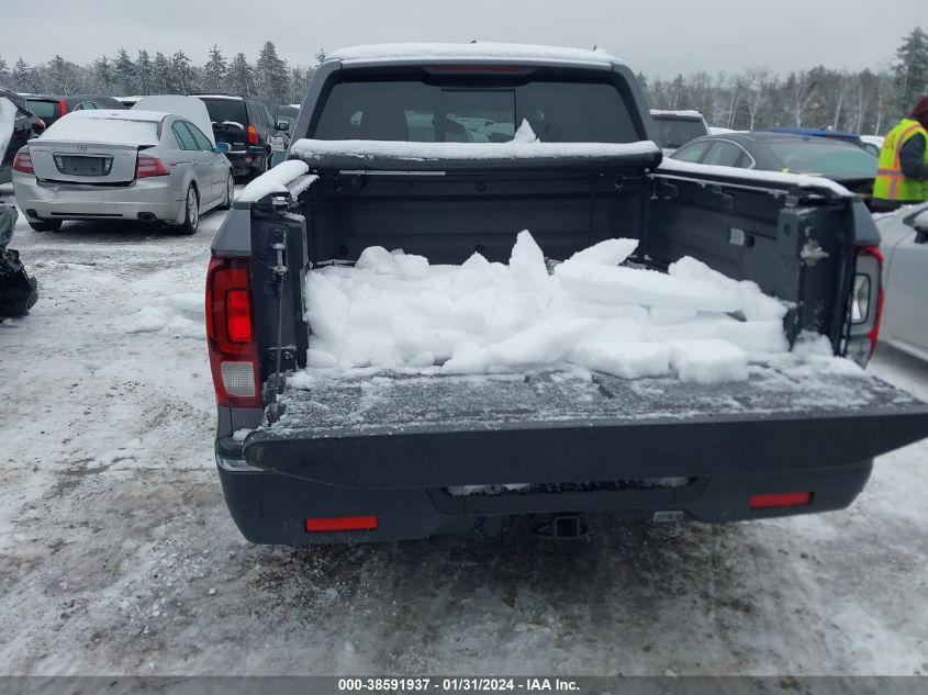 2019 HONDA RIDGELINE RTL-T - 5FPYK3F62KB029974