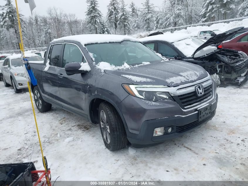 2019 HONDA RIDGELINE RTL-T - 5FPYK3F62KB029974
