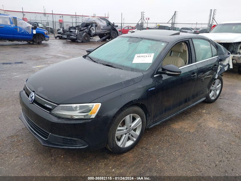 2013 VOLKSWAGEN JETTA HYBRID SEL - 3VW637AJXDM237466