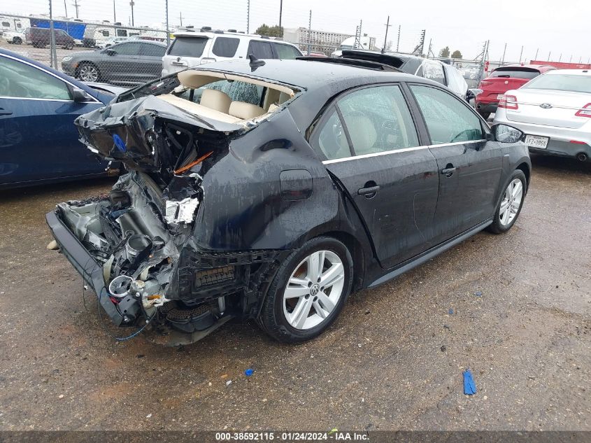 2013 VOLKSWAGEN JETTA HYBRID SEL - 3VW637AJXDM237466