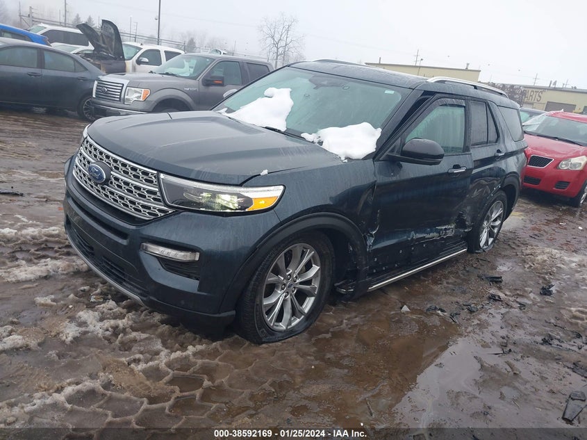 VIN 1FMSK8FH0NGA80893 2022 FORD EXPLORER LIMITED