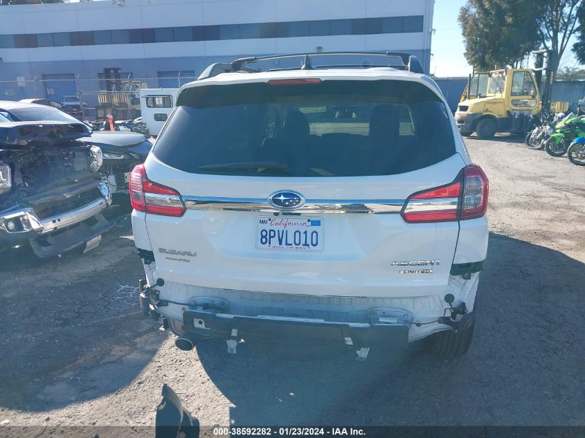 2020 SUBARU ASCENT LIMITED - 4S4WMALD2L3468703