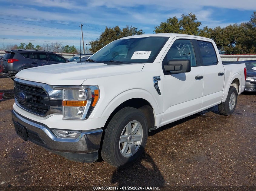 VIN 1FTEW1CB4MKE24718 2021 FORD F-150 XLT