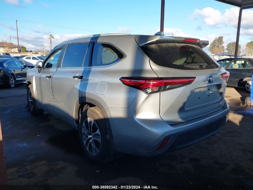 2023 TOYOTA HIGHLANDER HYBRID XLE - 5TDKBRCH1PS578138