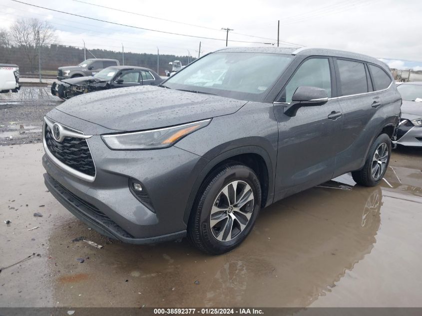 2023 TOYOTA HIGHLANDER XLE - 5TDKDRAH3PS515040