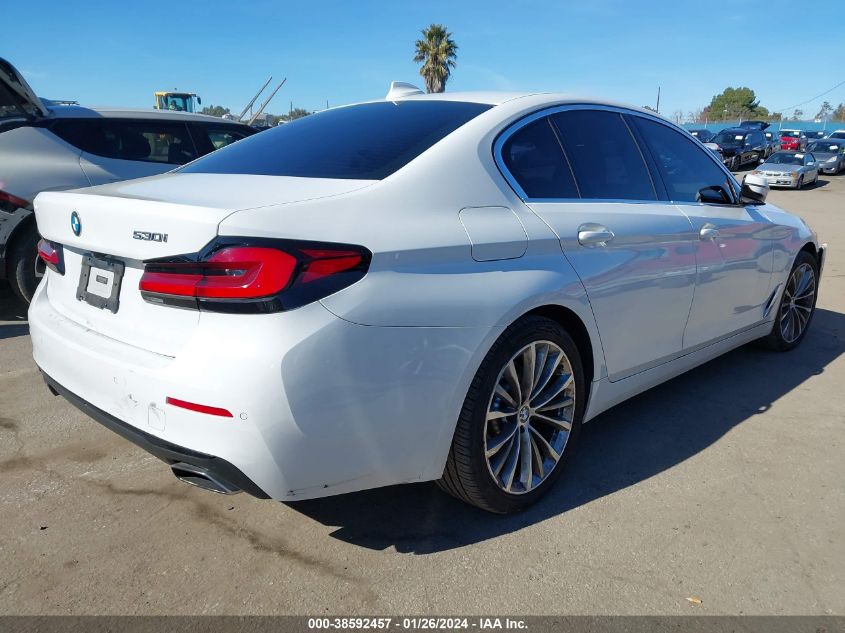 2021 BMW 530I WBA53BH02MCF33193