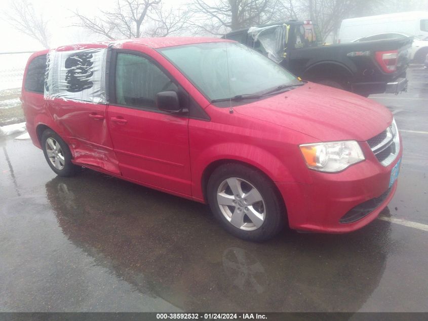 2013 DODGE GRAND CARAVAN SE - 2C4RDGBG0DR532942