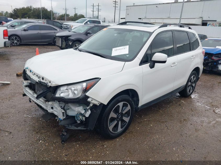 2018 SUBARU FORESTER 2.5I PREMIUM - JF2SJAGC9JH435082