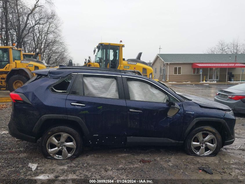 2020 TOYOTA RAV4 LIMITED HYBRID - 2T3DWRFV6LW052045